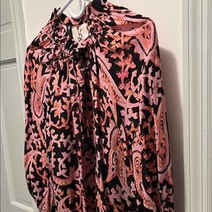 Floral Print Women's Blouse